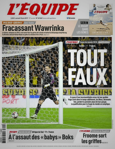 Lloris a commis une bourde incroyable. Mais non, l'Equipe de France n'a pas eu TOUT faux.